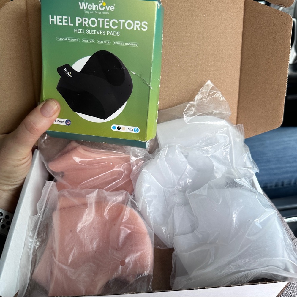 Heel care kit - 6 pair of different heel cups. NEW.